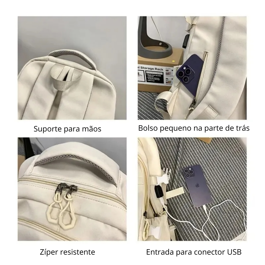 Mochila Feminina Escolar